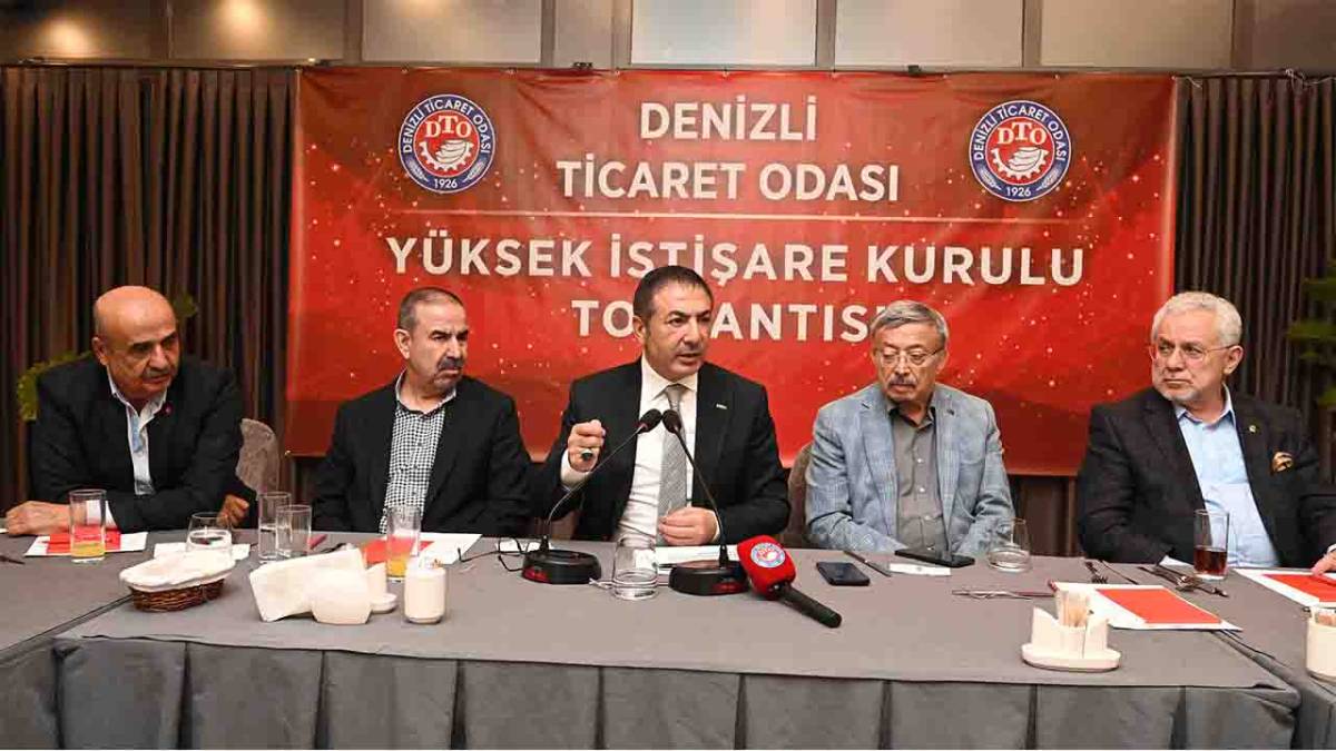DTO'DA DENİZLİ’Yİ VE SEKTÖRLERİNİ DEĞERLENDİRDİLER