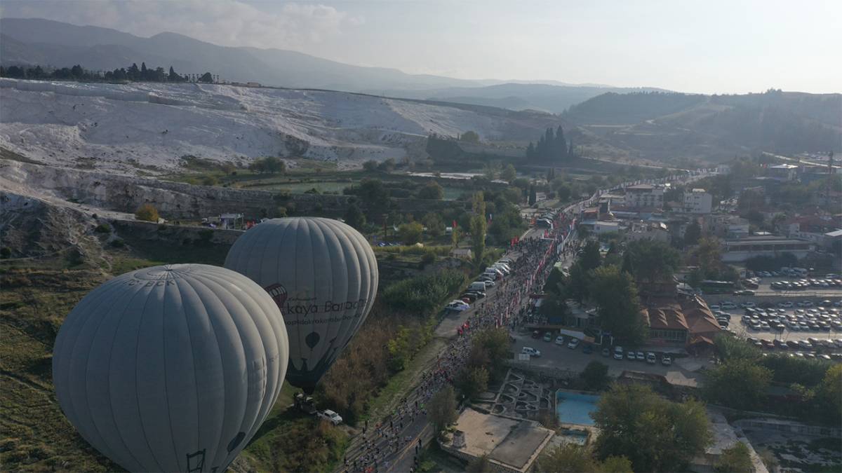 Pamukkale’de maraton heyecanı