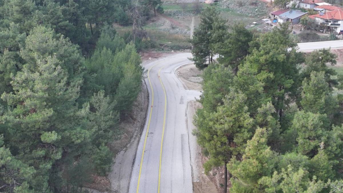 Karataş-Pınarlık yolunu tamamlandı