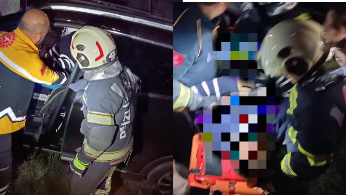 UÇURUMDAN YUVARLANDI