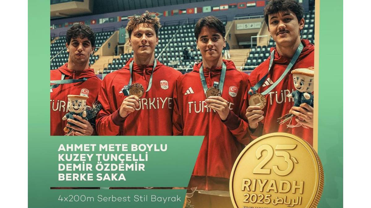 DENİZLİLİ YÜZÜCÜ AHMET METE BOYLU’DAN RİYAD’DA TARİHİ BAŞARI