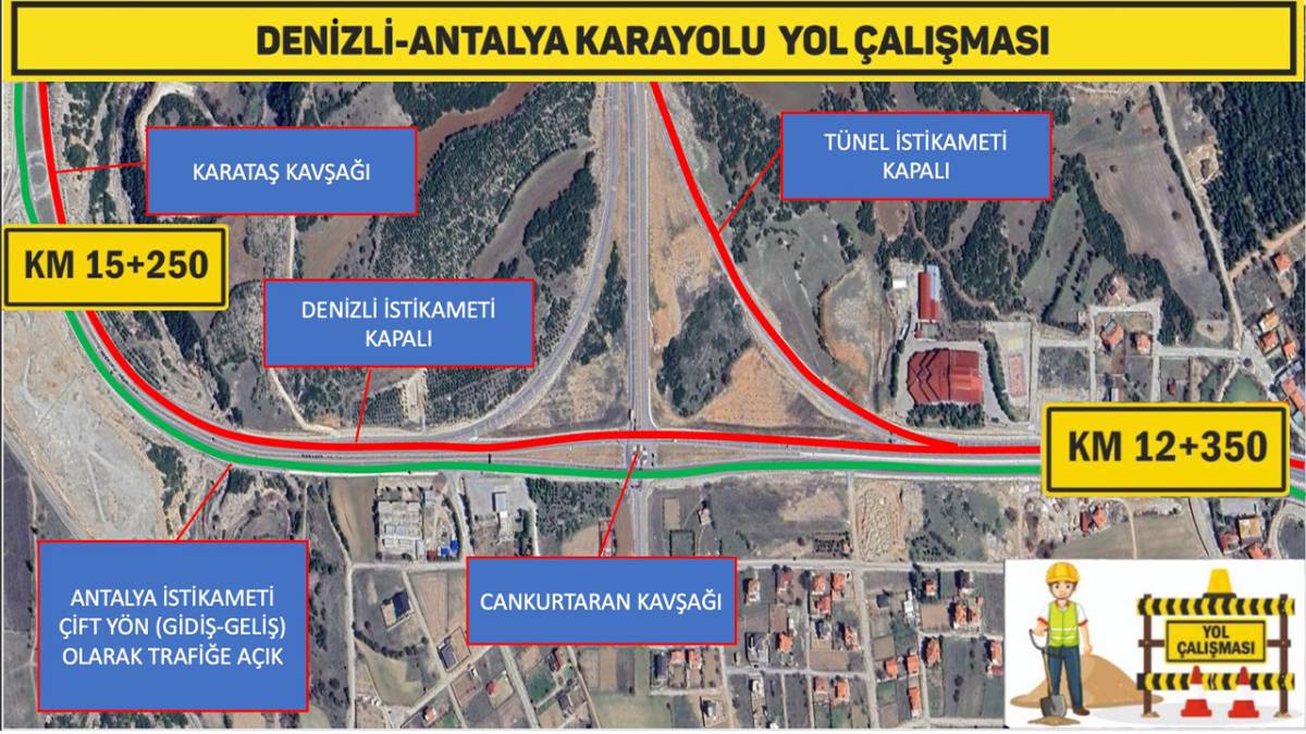 CANKURTARAN'DA DÖNÜŞ ŞERİDİ TRAFİĞE KAPANDI