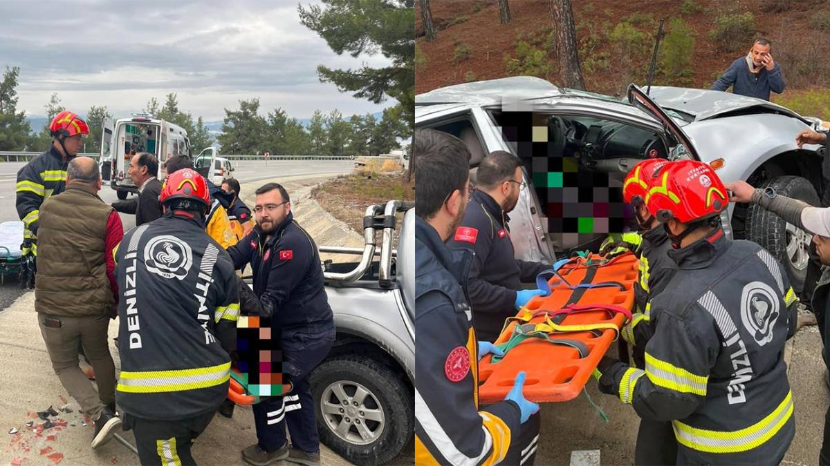 Araç, yoldan çıktı ağaca çarptı: 1 ölü, 1 yaralı