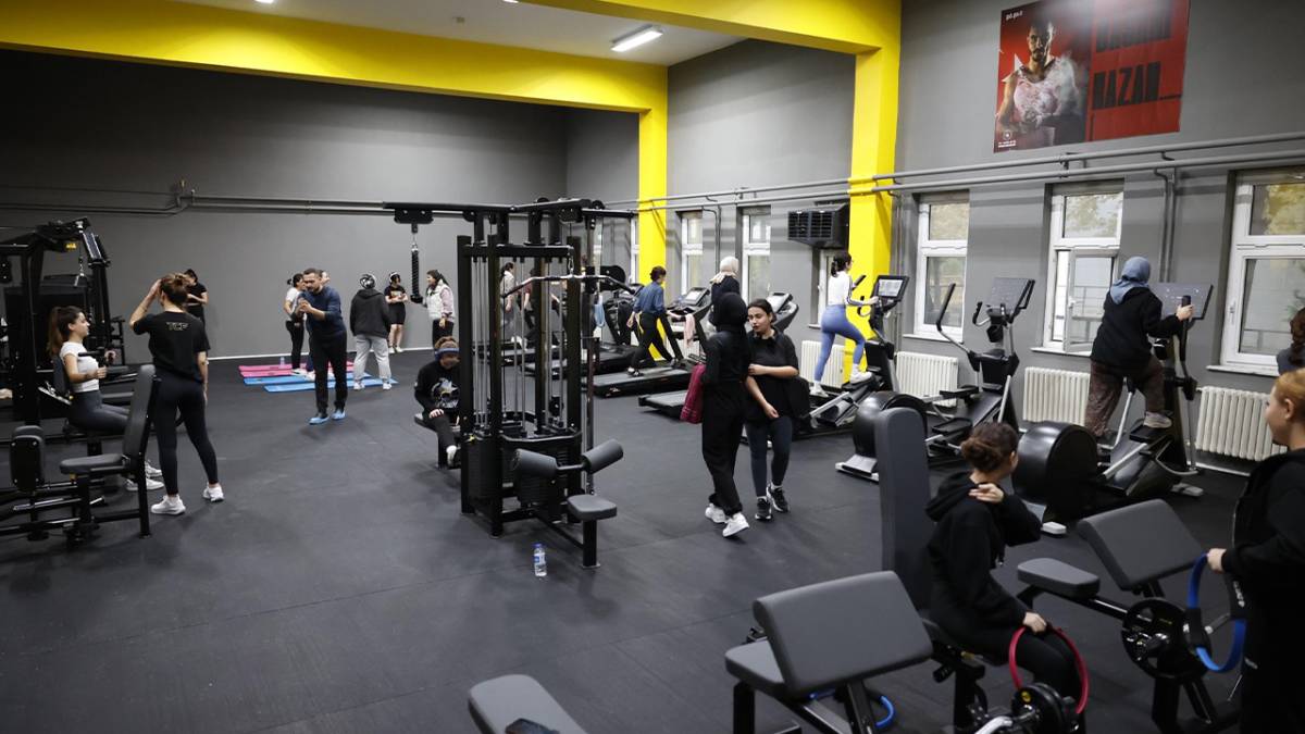 KIZ YURTLARINDA FİTNESS SALONU HİZMETE GİRDİ
