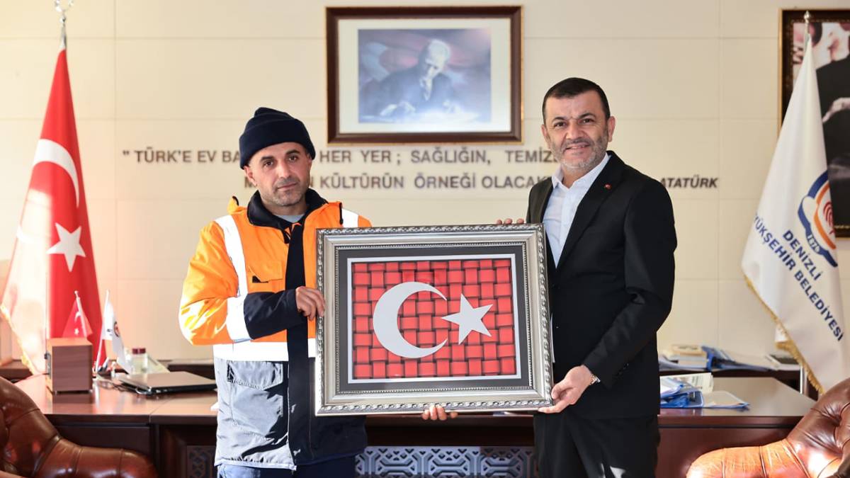 Büyükşehir personelinden alkışlanacak hareket