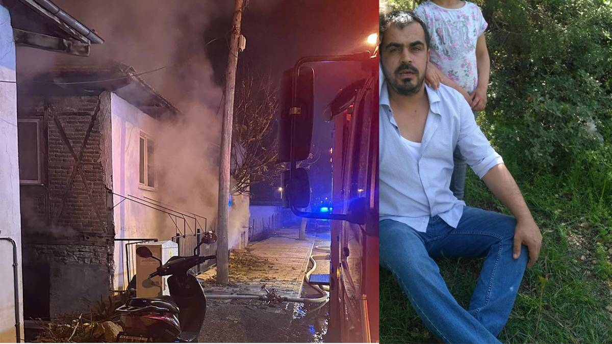 Denizli’de ev yangınında 1 kişi hayatını kaybetti