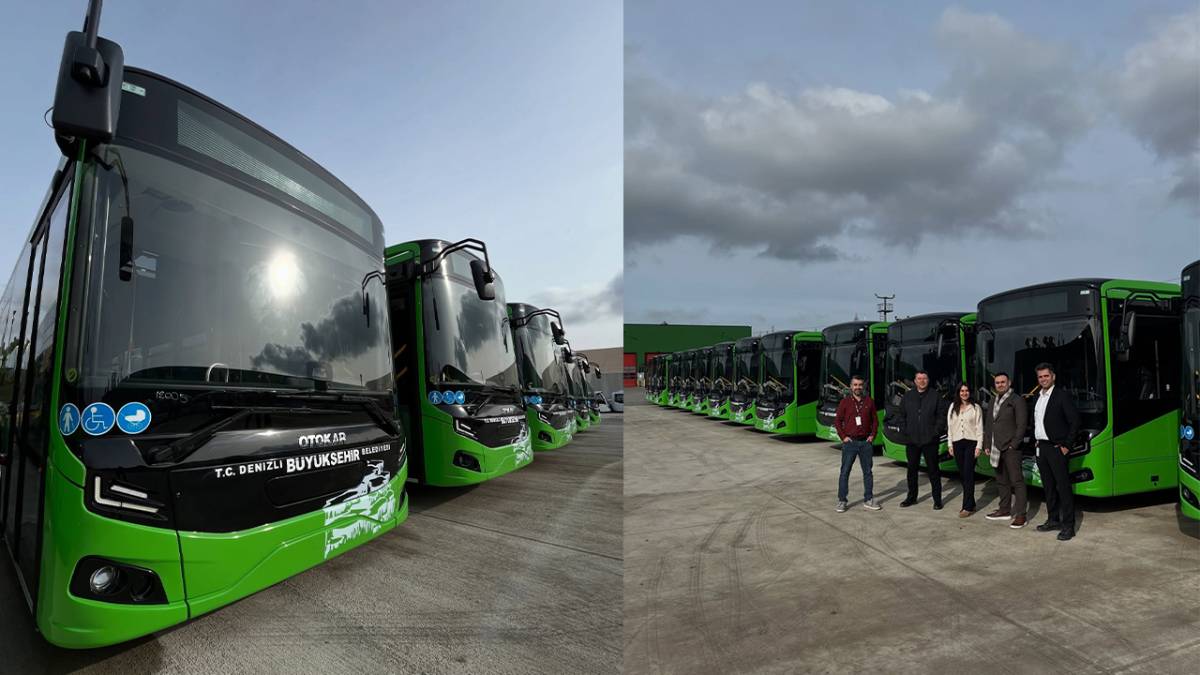 YENİ OTOBÜSLER YIL SONUNA  KADAR DENİZLİ'YE GELECEK
