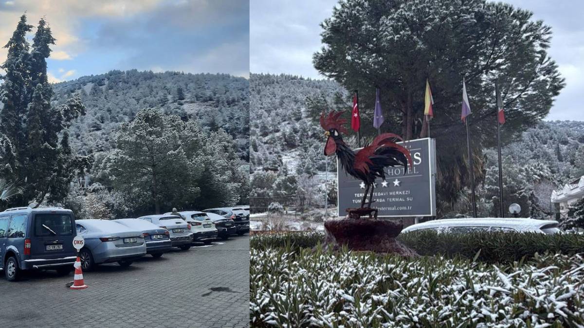 PAMUKKALE’DE İKİ BEYAZ YAN YANA