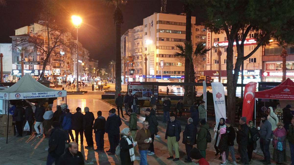 Denizli Büyükşehir’den Miraç Kandili’nde çorba ikramı