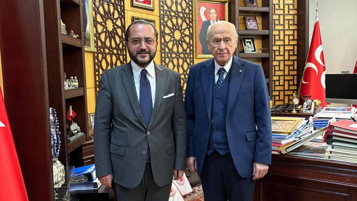 MHP İL BAŞKANI YILMAZ, LİDER BAHÇELİ’DEN DUA ALDI