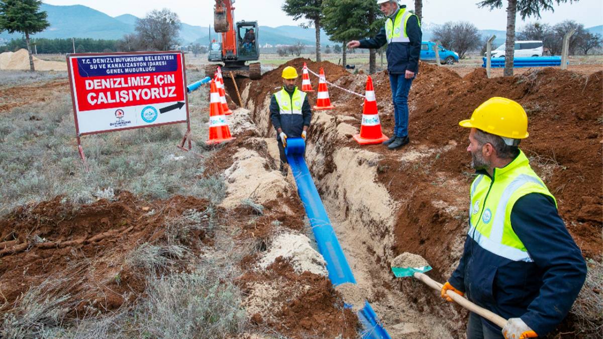 Büyükşehir DESKİ’den Acıpayam’a yeni nesil altyapı