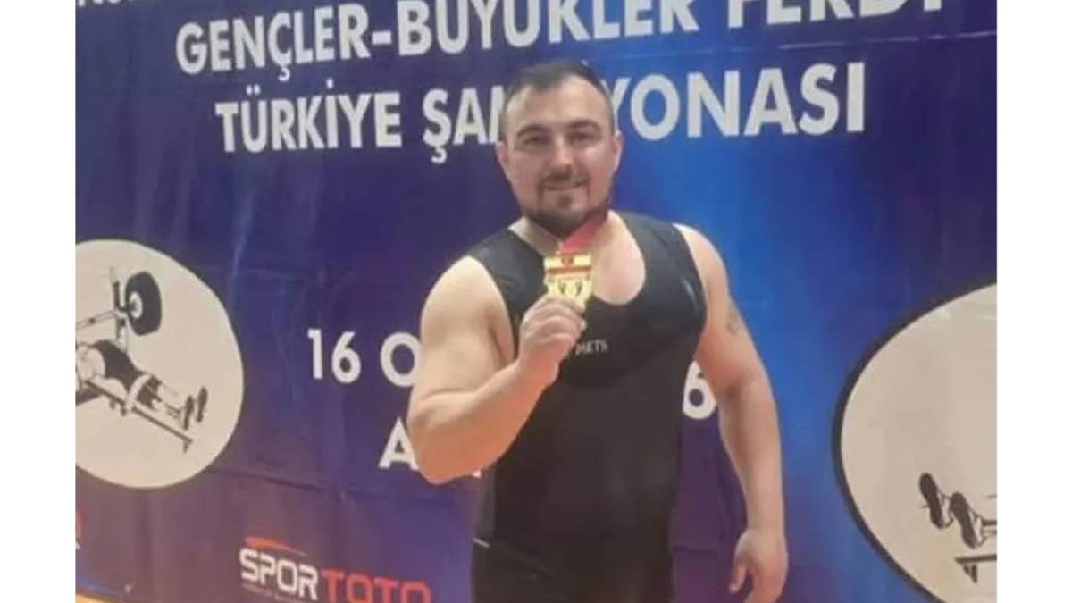 Denizlili halterci Türkiye şampiyonu oldu