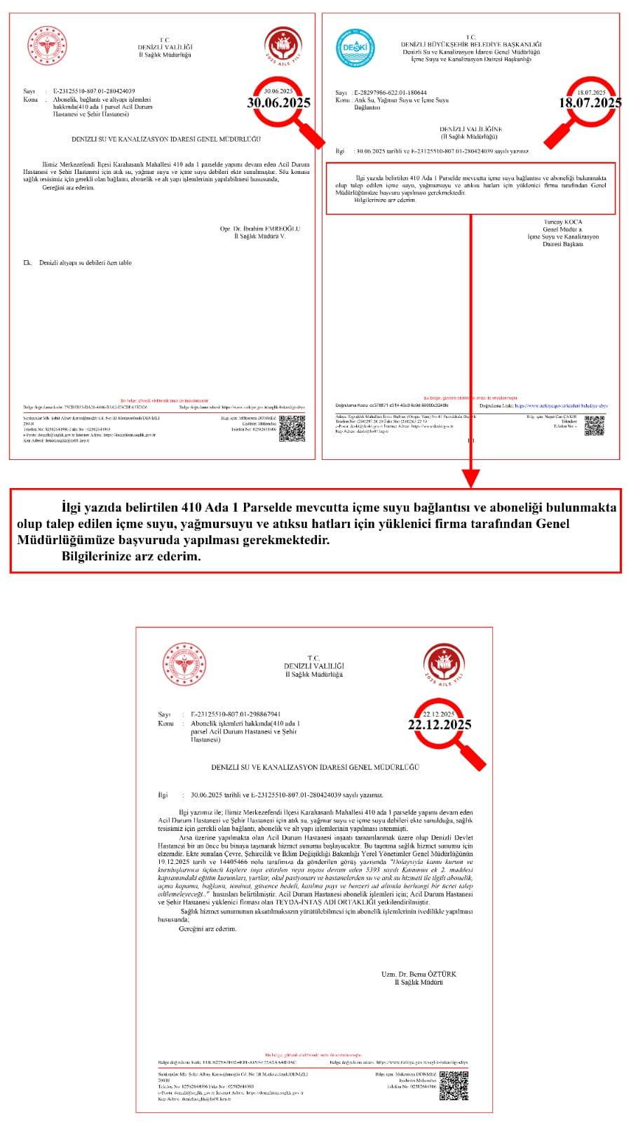 DESKİ'den il Sağlık Müdürlüğü'ne 'su' cevabı