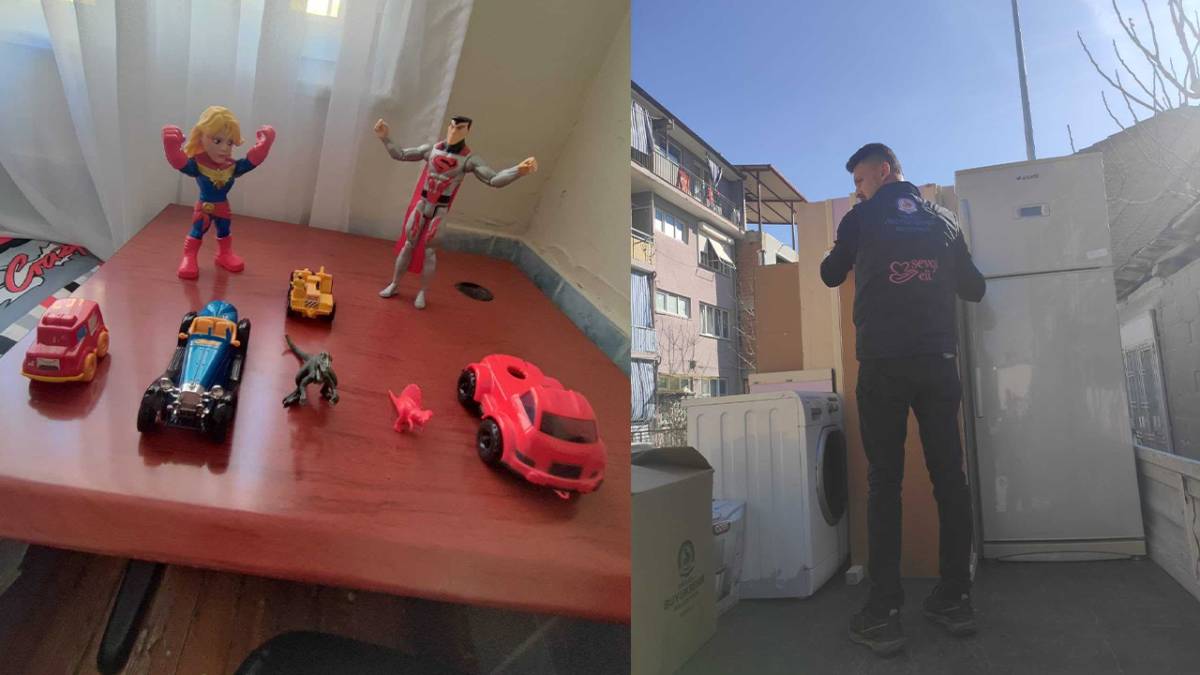 Sevgi Eli Yangın Mağduru Ailenin Yaralarını Sardı