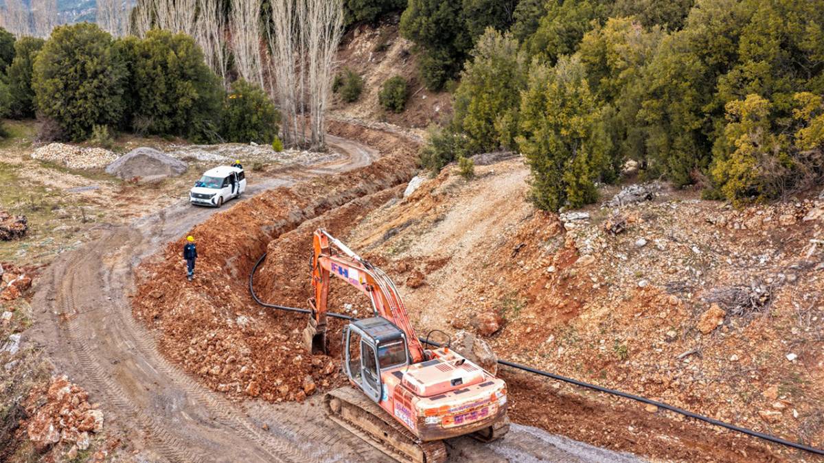 Çameli Elmalı Mahallesi altyapısı sil baştan yenileniyor