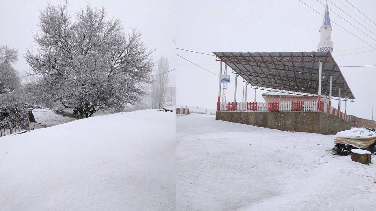 Denizli'nin Yüksek yerleri beyaza büründü