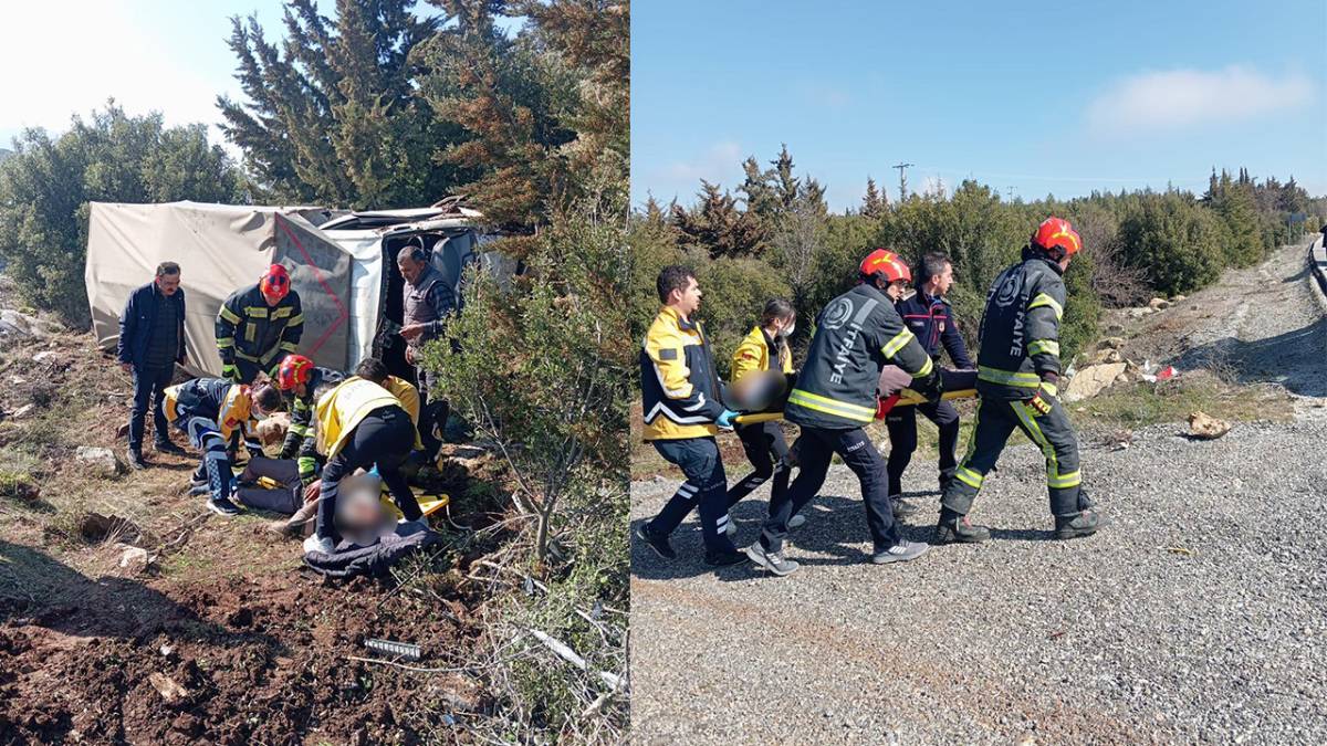 Tavas Yolunda Korkutan Kaza Ucuz Atlatıldı