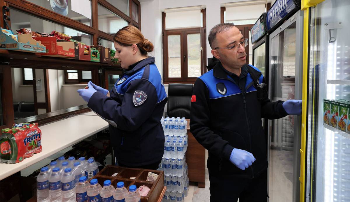Pamukkale'de Kantinler Denetim Altında