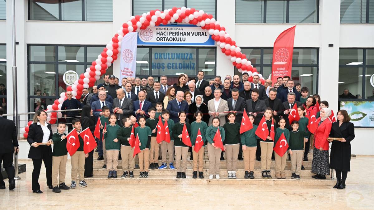 Buldan’da eğitim yatırımı: Yeni ortaokul açıldı