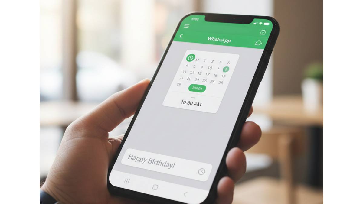 WhatsApp mesaj zamanlama özelliği