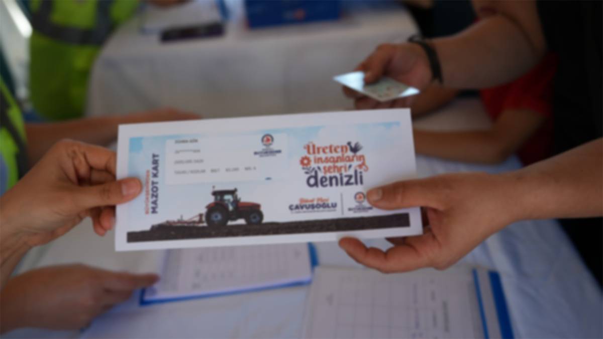 Denizli Büyükşehir’in mazot desteği başvuruları başladı