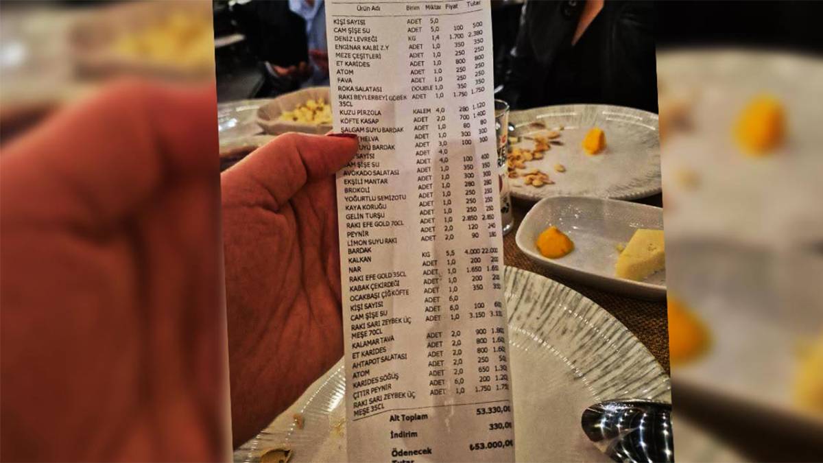 53 Bin Liralık Hesap Denizli'de Gündem Oldu