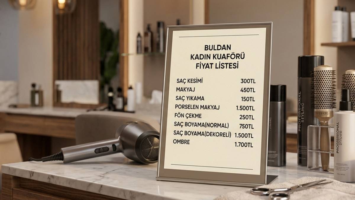 Buldan'da kadın kuaförü fiyatlarına yeni düzenleme