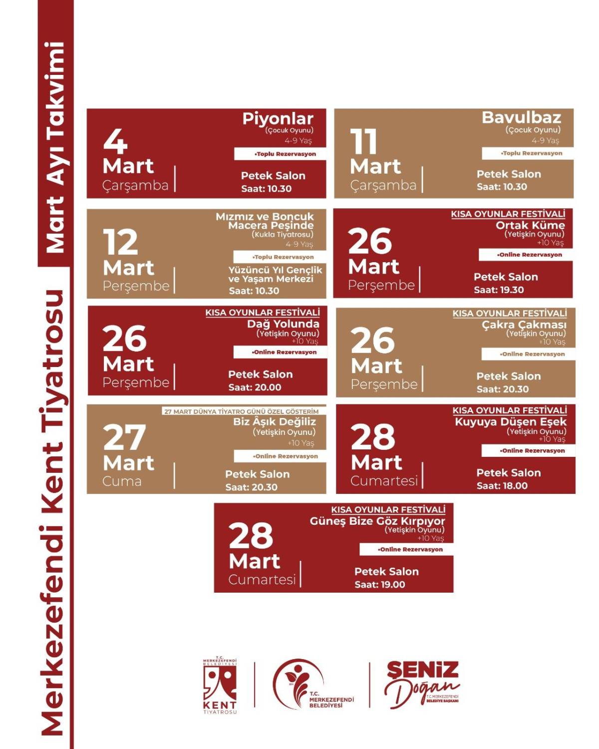 Merkezefendi Tiyatroyla Sanata Doyacak