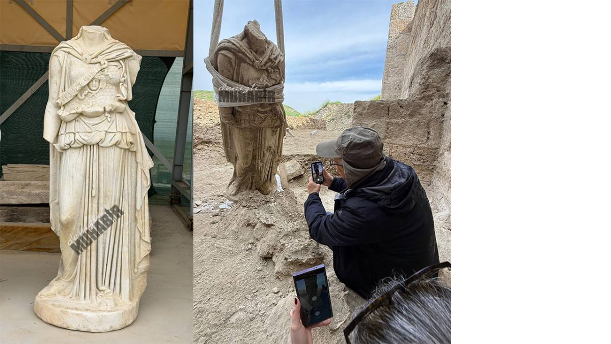 Laodikeia Antik Kentinde Athena Heykeli Bulundu