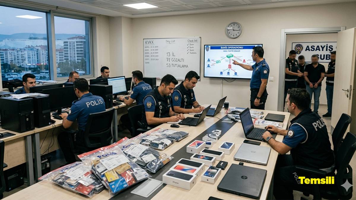 Denizli Dahil 13 İlde Dev Operasyon: 53 Tutuklama