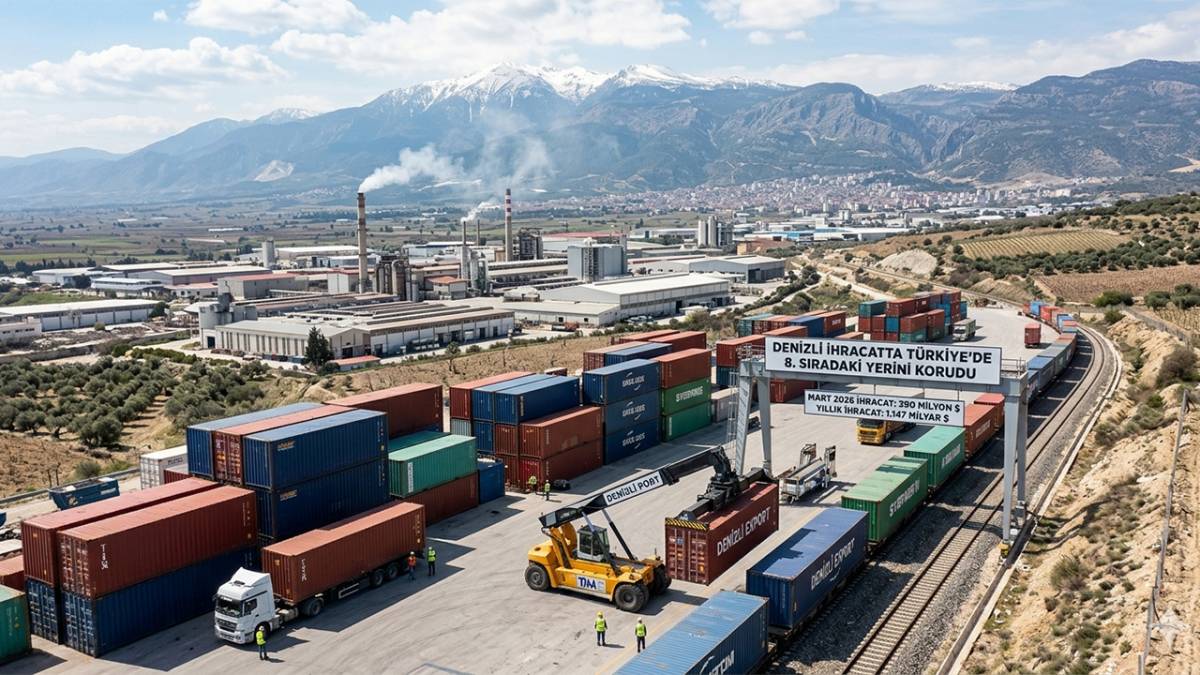 Denizli İhracatta İlk Sekizdeki Yerini Korudu