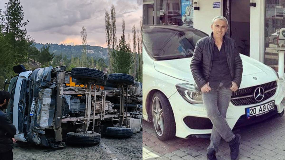 Hafriyat Kamyonu Devrildi, 1 ölü