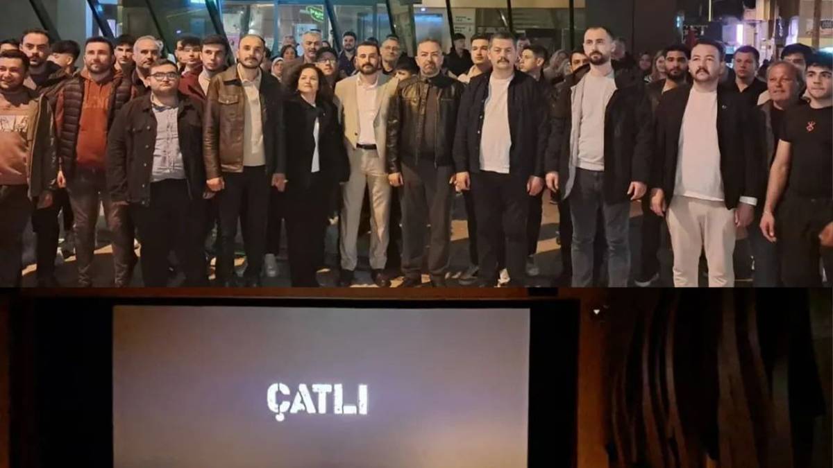 ÜLKÜCÜLER “ÇATLI” FİLMİNE AKIN ETTİ