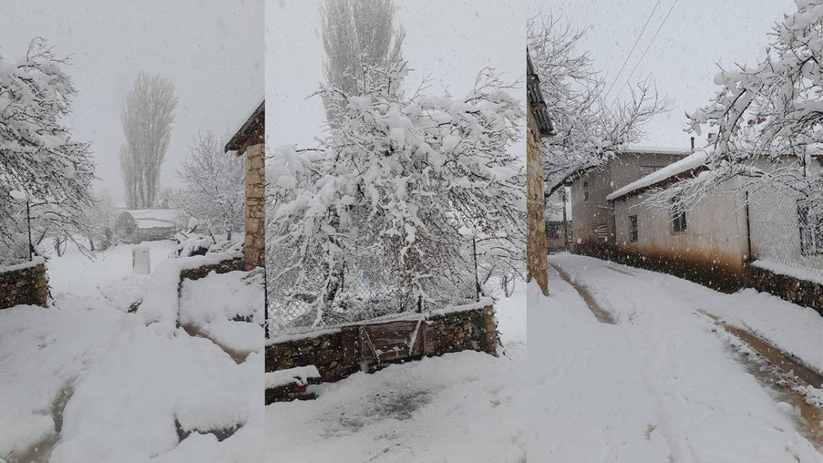 Denizli Yükseklerinde Bahar Karı Sürprizi