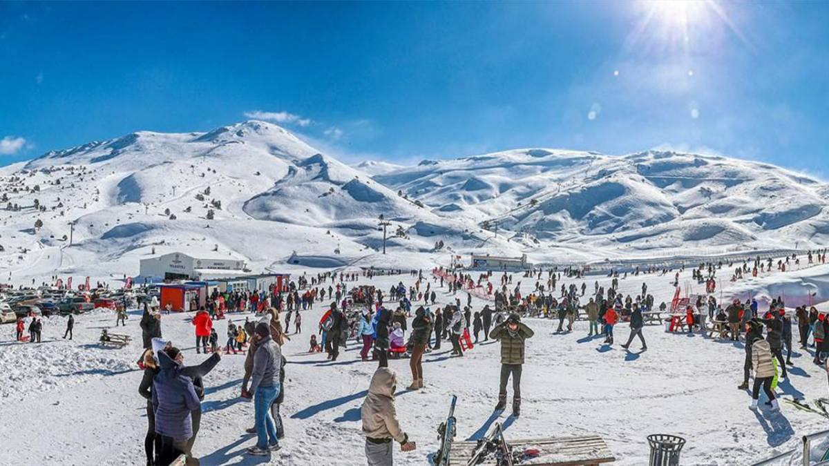 Denizli Kayak Merkezi sezonu kapatıyor