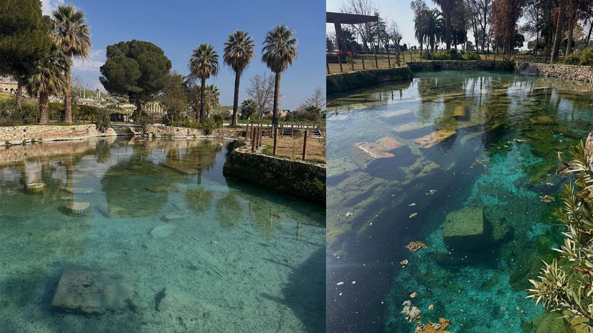 Pamukkale Antik Havuz Kapılarını Açıyor