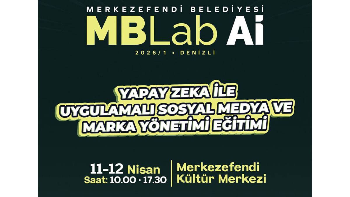 MERKEZEFENDİ BELEDİYESİ’NDEN ÜCRETSİZ YAPAY ZEKA EĞİTİMİ