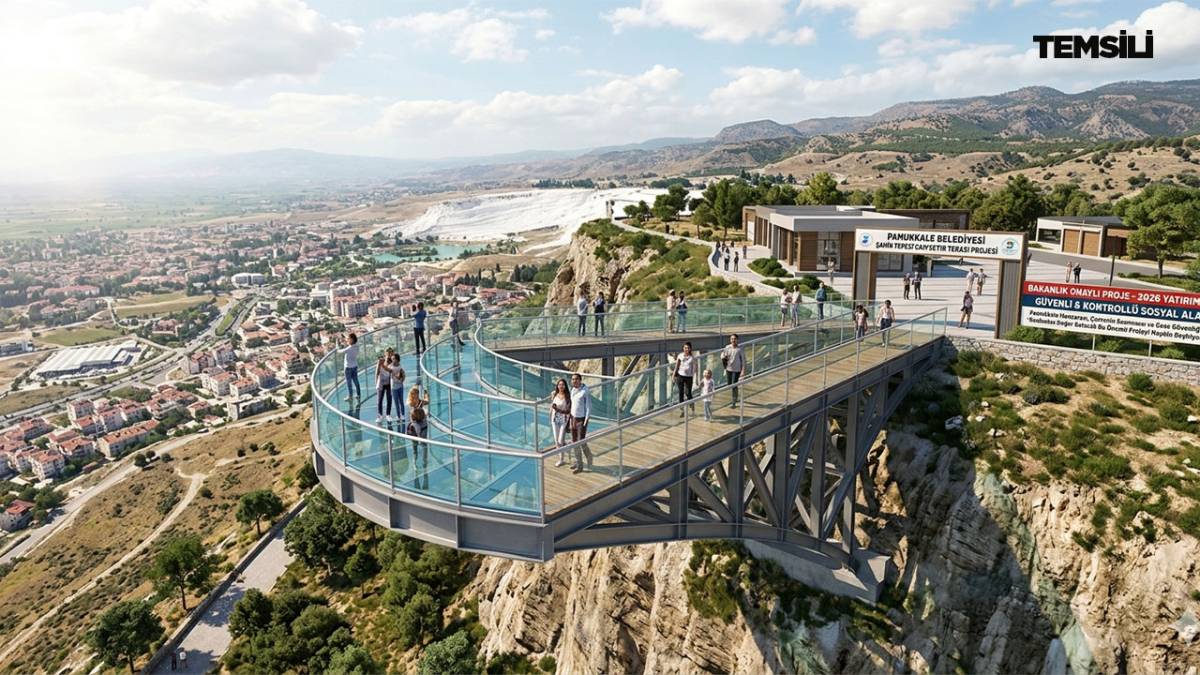 Şahin Tepesi'ne Cam Seyir Terası Geliyor