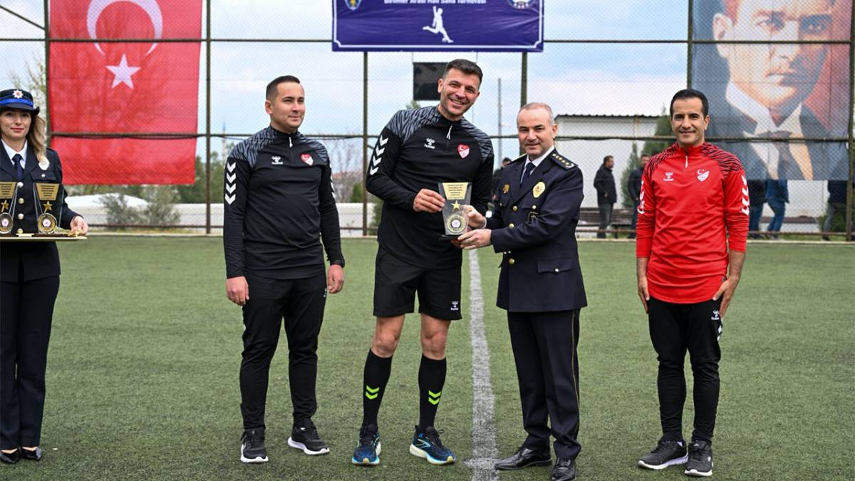Denizli Emniyeti Turnuvasında Şampiyon Asayiş Şube