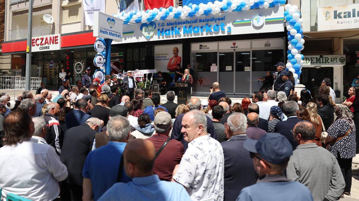 HALK MARKET’İN 3. ŞUBESİ AÇILDI