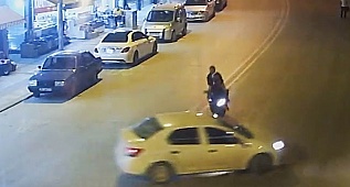 Denizli'de yaşanan trafik kazaları anbean görüntülendi