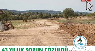 GÖZLER'DEKİ 43 YILLIK SORUN ÇÖZÜLDÜ