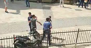 Polisten biber gazlı müdahale